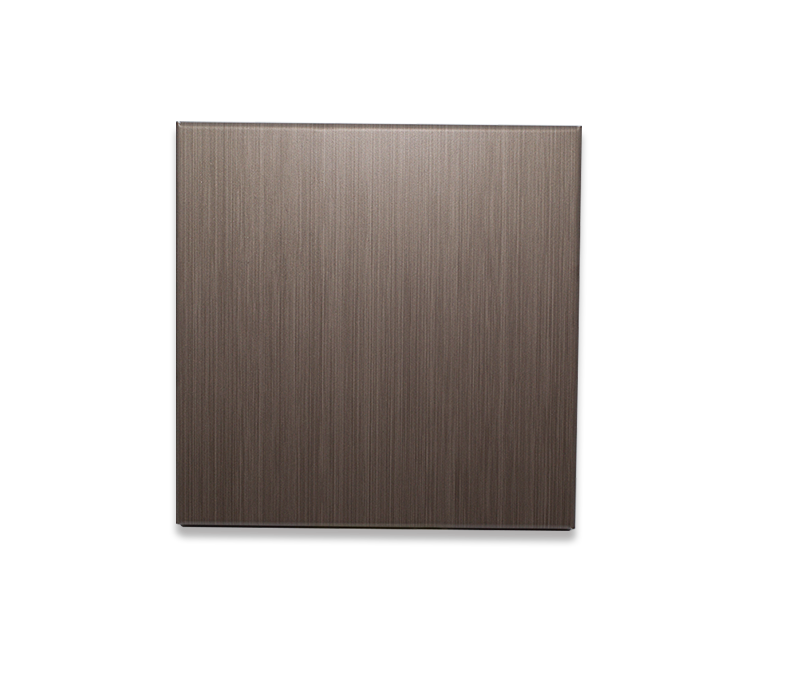 Imitation copper brushed aluminum veneer