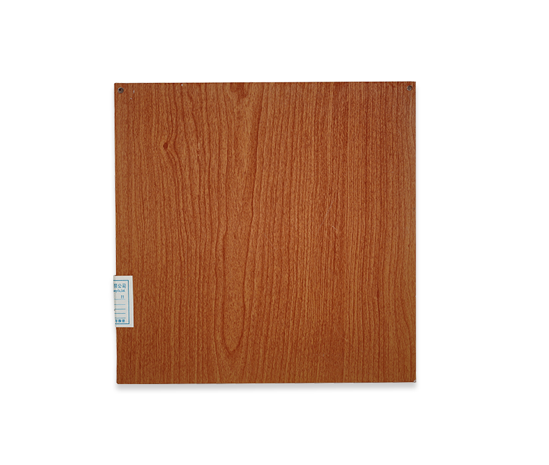 Wood grain transfer aluminum veneer